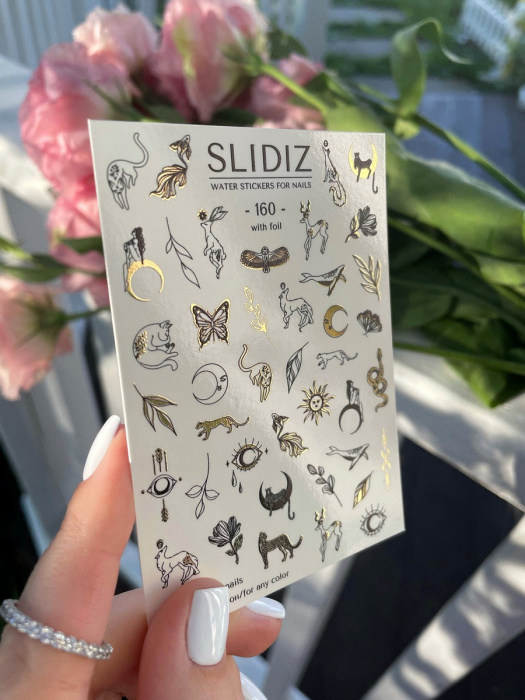 Фольгований слайдер дизайн SLIDIZ №160