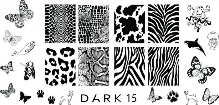 Пластина для стемпінгу DARK 15