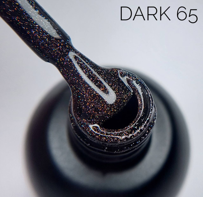 Dark gel polish 65, 8 ml