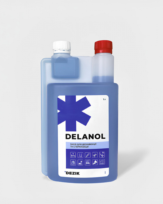 Деланол (Dezik) - 1 л. Засіб для дезинфекції та стерилізації інструментів
