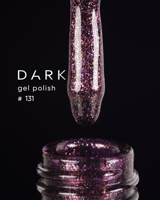 Dark gel polish 131, 10 ml