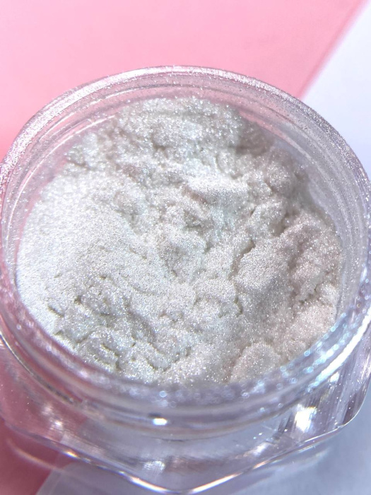 NailApex «Перлова втірка №2- Pearl Powder» Срібно перловий відтінок