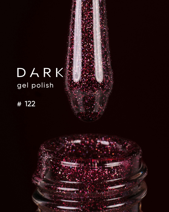 Dark gel polish 122, 10 ml