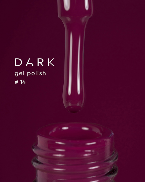 Dark gel polish 014, 6 ml