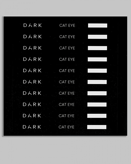 DARK Наліпки на тіпси сет з віконцем Cat eye