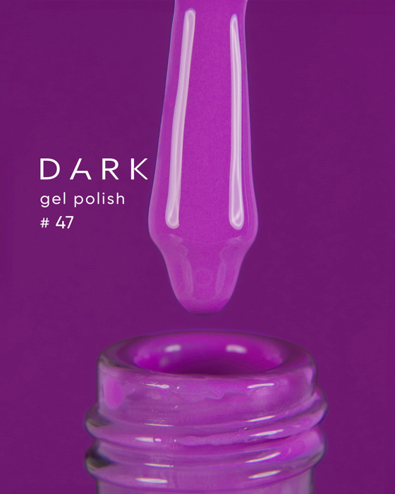 Dark gel polish 047, 6 ml