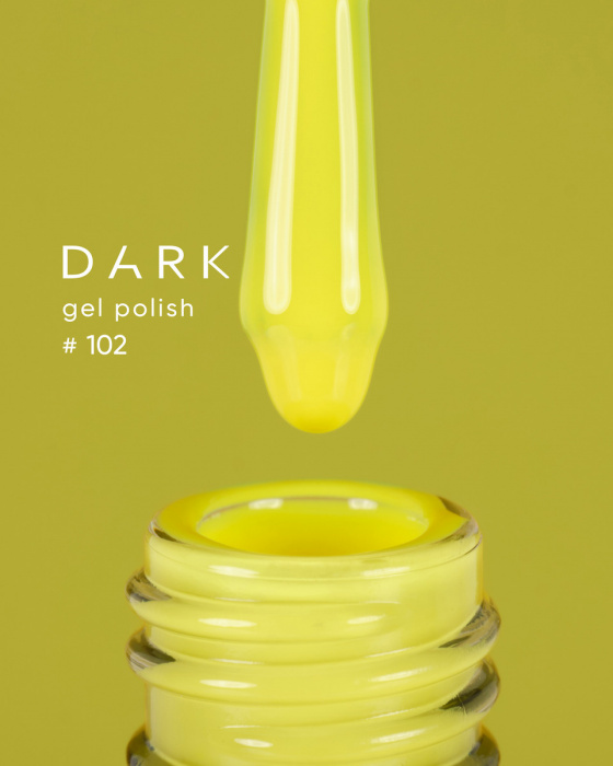 Dark gel polish 102, 6 ml