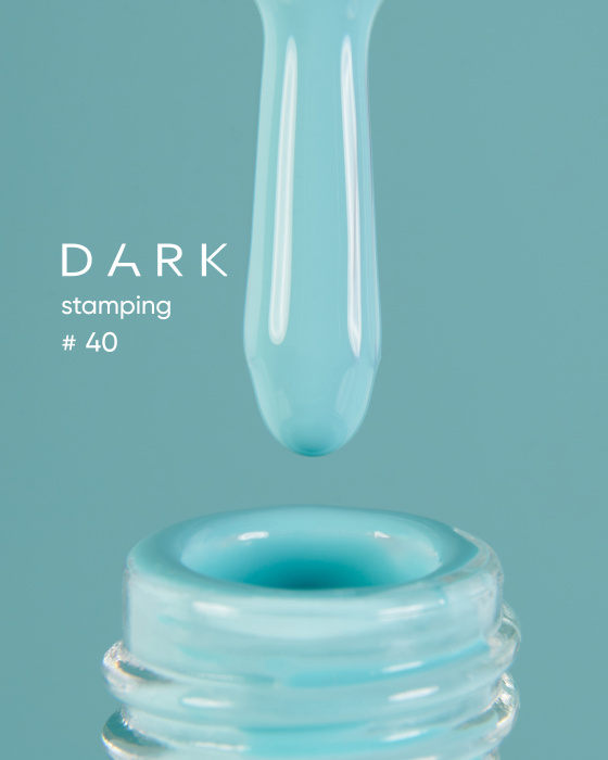 DARK Stamping polish №40 тіффані, 10 ml