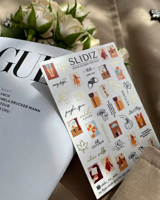 Фольгований слайдер дизайн SLIDIZ №168