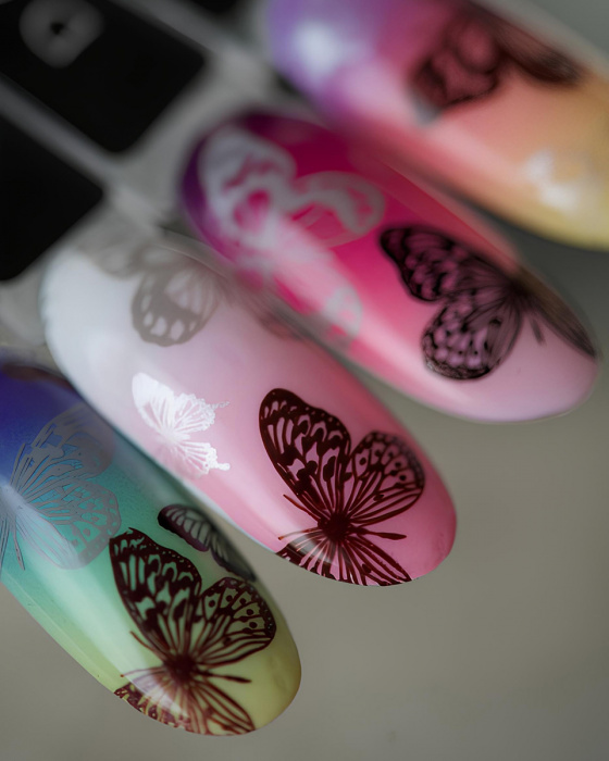 DARK Stamping Polish №45 коричневий металік, 8 мл