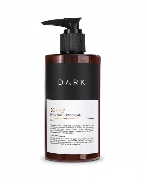DARK Softly hand and body cream, 250 мл