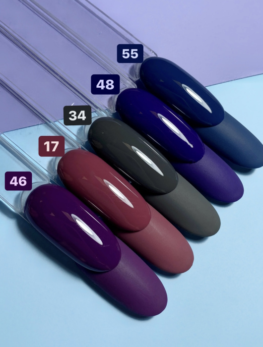 Dark gel polish 48, 8 ml