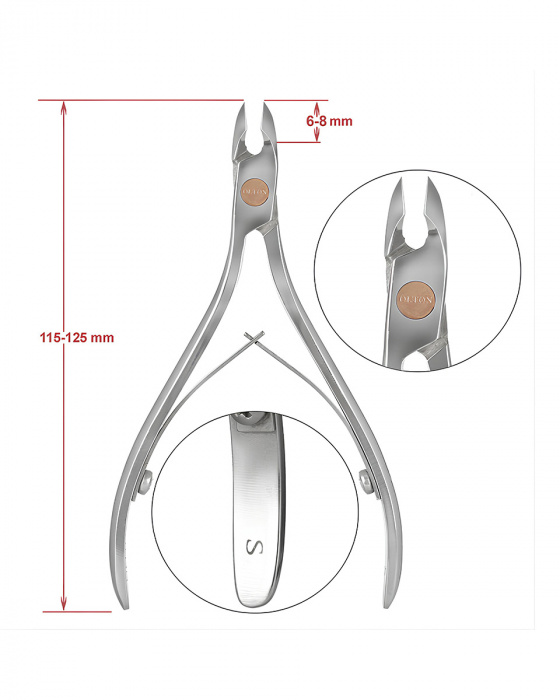 Olton кусачки для шкіри S