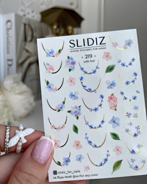 Фольгований слайдер дизайн SLIDIZ №219