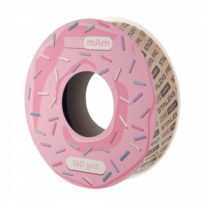 Запасний блок до котушки БІЛИЙ №7 papmAm Bobbinail Staleks Pro EXPERT 180 грит (6м)