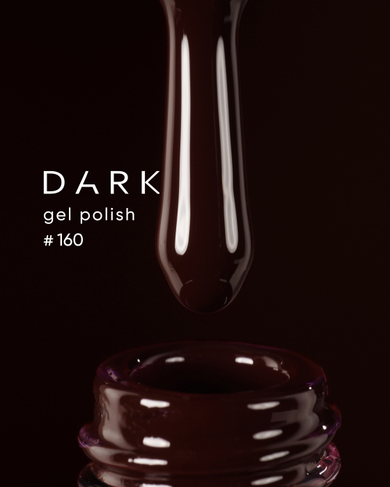 Dark gel polish 160, 6 ml