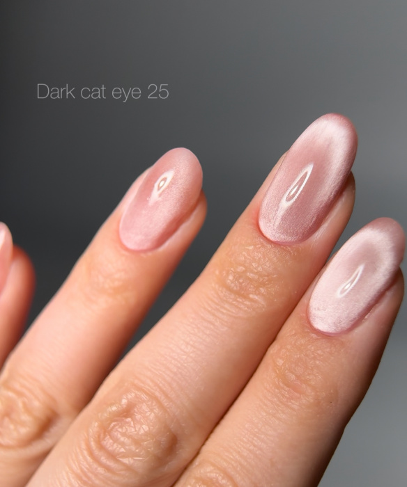 Dark gel polish Cat Eye 25, 10 ml