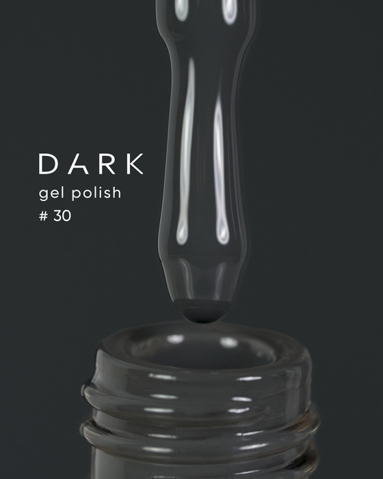 Dark gel polish 030, 10 ml