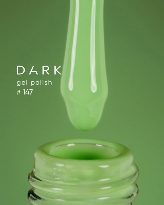 Dark gel polish 147, 10 ml