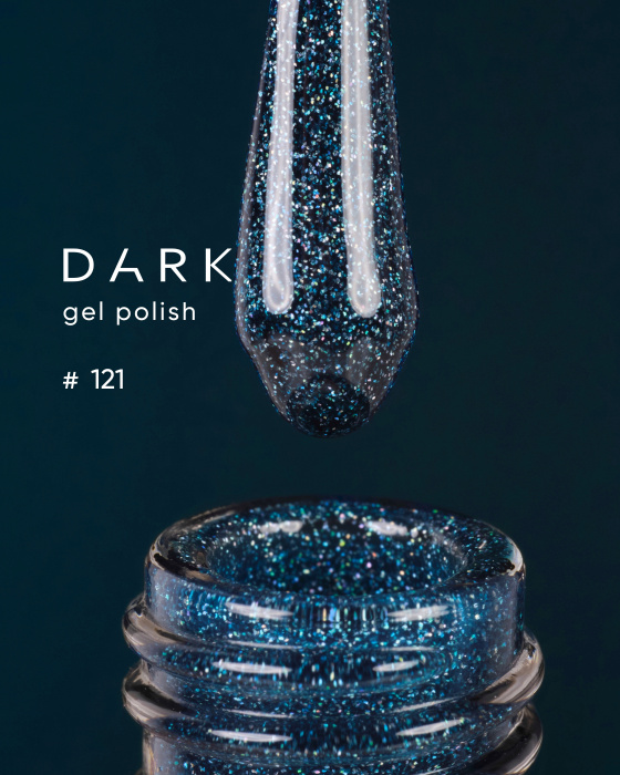 Dark gel polish 121, 10 ml
