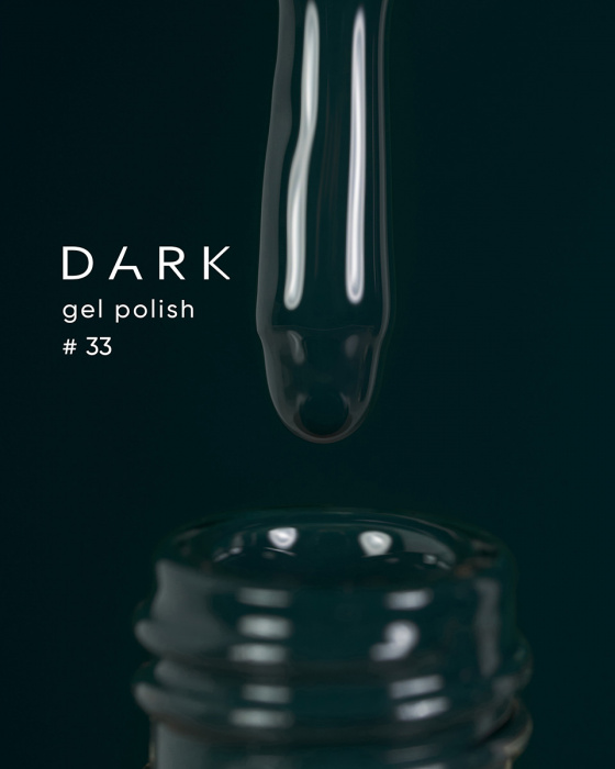 Dark gel polish 033, 10 ml