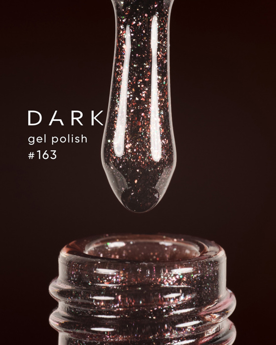 Dark gel polish 163, 6 ml