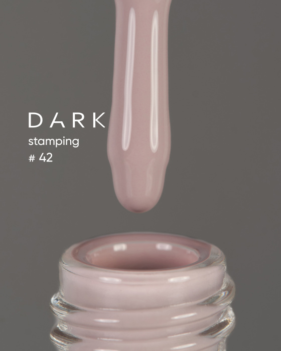 DARK Stamping polish №42 тауповий, 10 ml