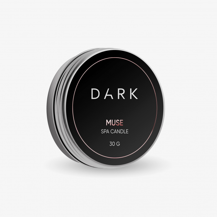 Dark spa candle MUSE, 30 g