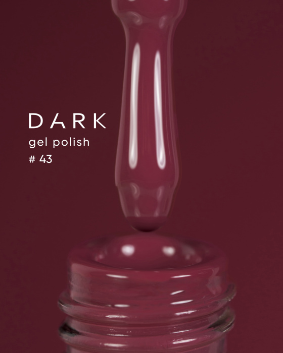 Dark gel polish (new collection) 43, 6 ml