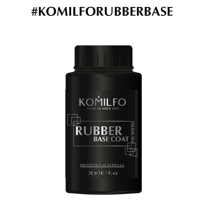 Komilfo Rubber Base - каучукова база для гель-лаку, 30 мл (бочонок)
