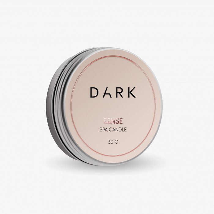 Dark spa candle SENSE, 30 g