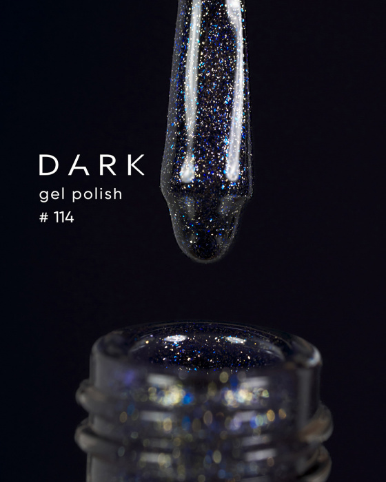 Dark gel polish 114, 10 ml