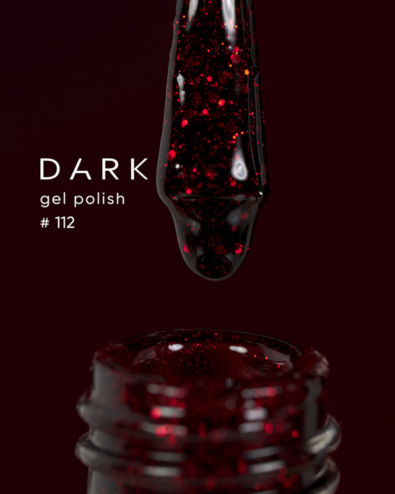 Dark gel polish 112, 6 ml