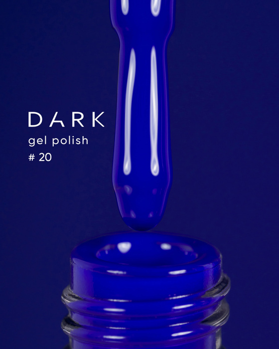 Dark gel polish 020, 6 ml
