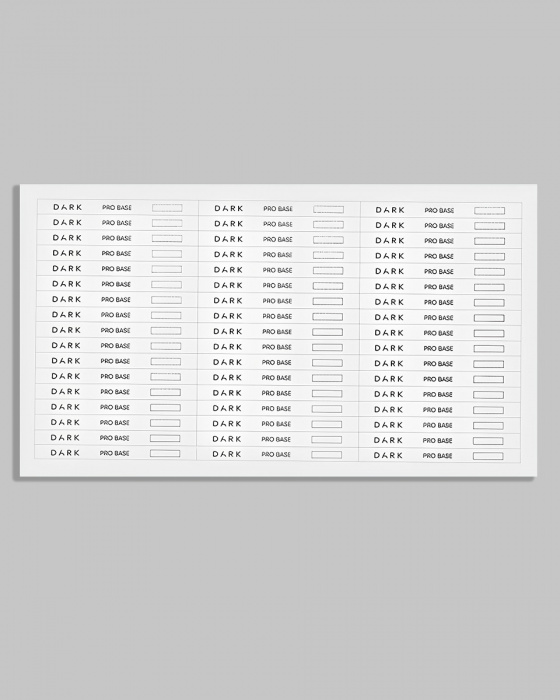 DARK Наліпки на тіпси з віконцем Pro Base, 51 шт