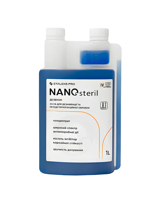 Дезинфікуючий засіб ( концентрат) NANOsteril Staleks, 1000 ml
