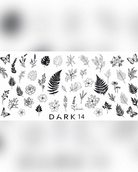 Пластина для стемпінгу DARK 14