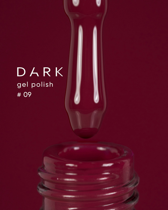 Dark gel polish 009, 6 ml