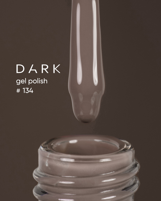 Dark gel polish (new collection) 134, 10 ml