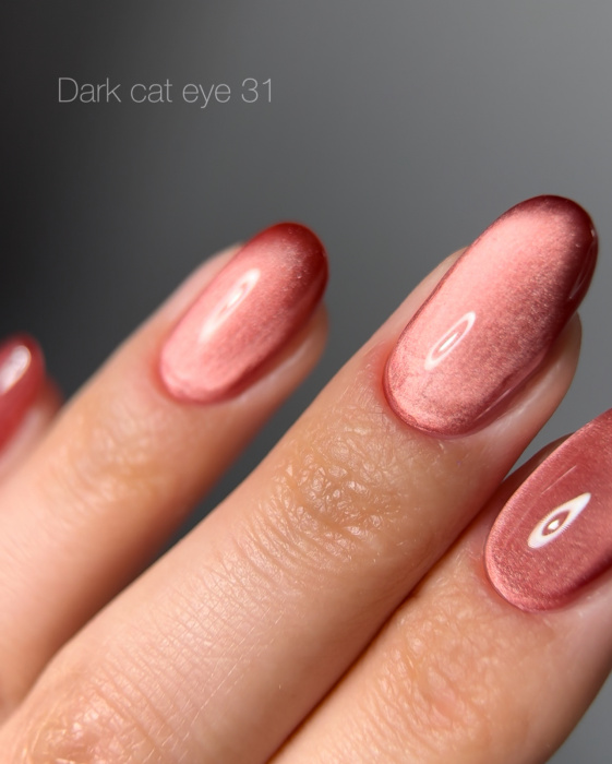 Dark gel polish Cat Eye 31, 10 ml