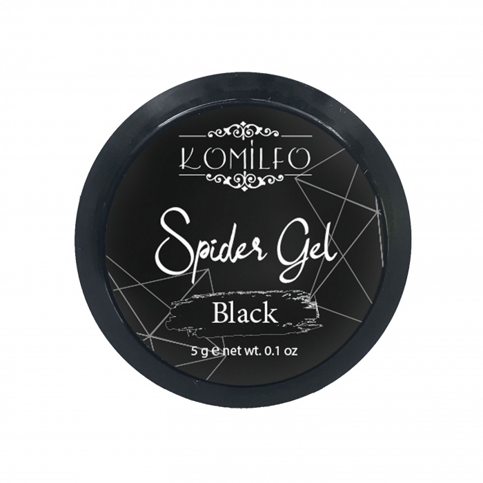 Komilfo Spider Gel Black, 5 грамм
