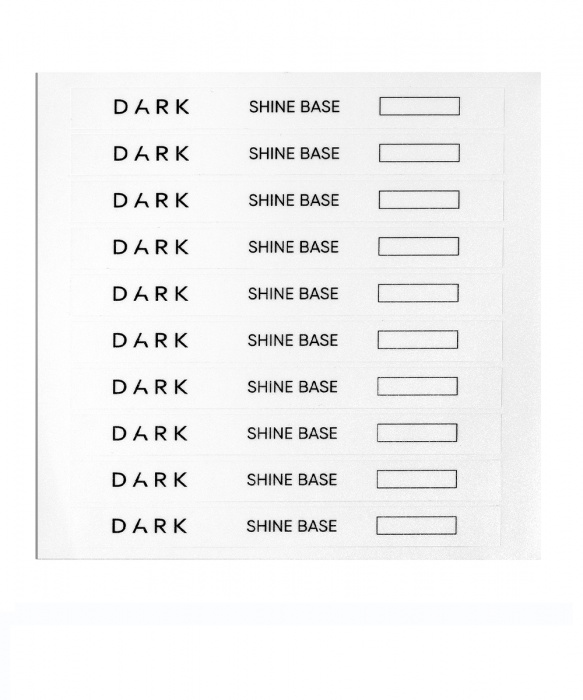 DARK наліпки на тіпси сет з віконцем Shine base