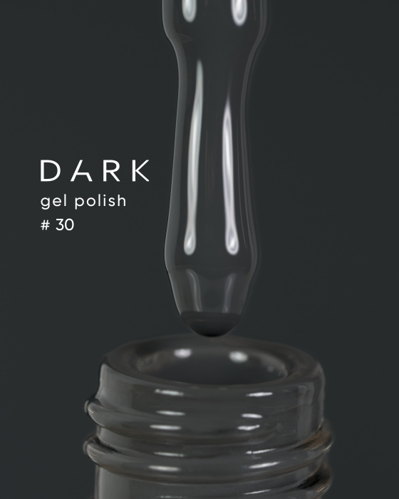Dark gel polish (new collection) 30, 10 ml