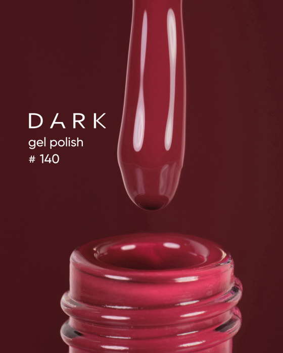 Dark gel polish 140, 10 ml