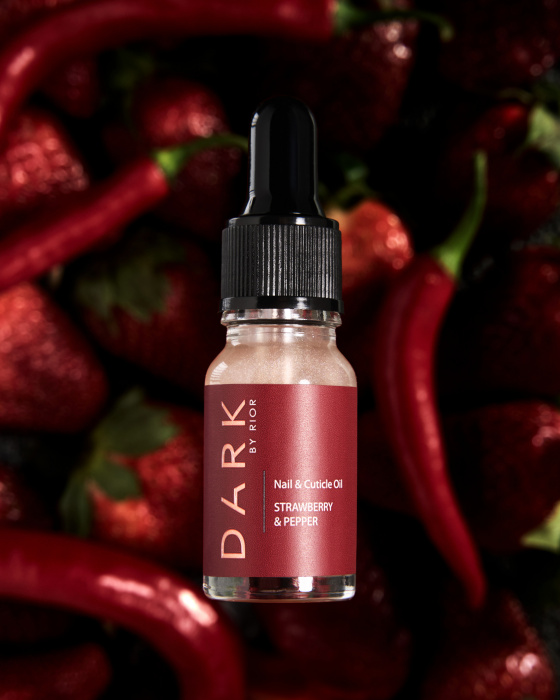 Суха олія для кутикули Dark Strawberry & pepper, 10 ml