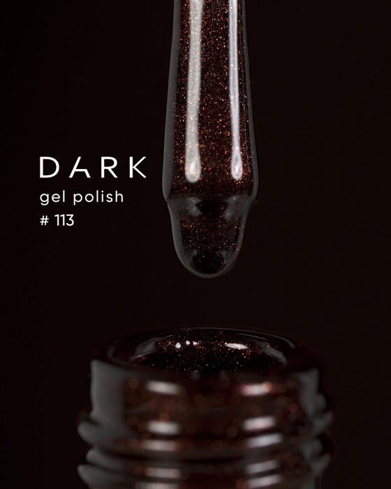 Dark gel polish 113, 10 ml
