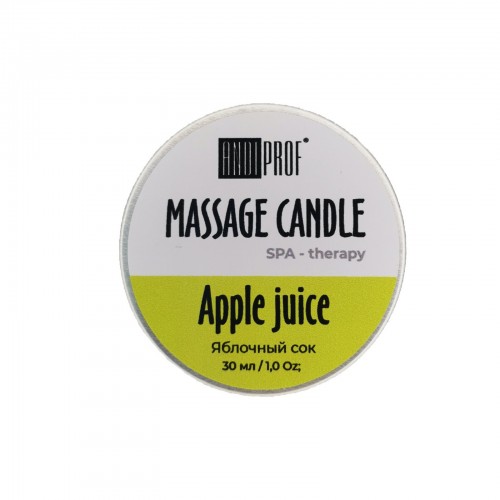 Масажна свічка Apple Juice ТМ "Andi Prof" 30 мл