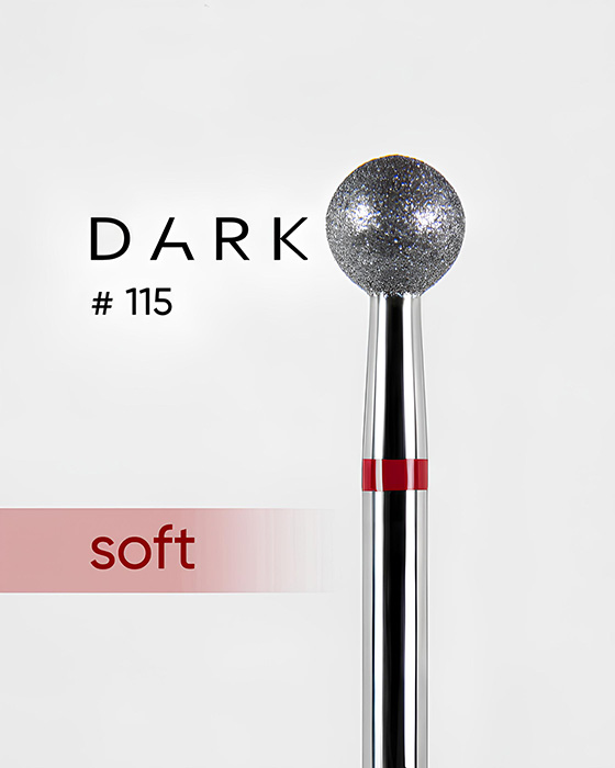 Фреза алмазна Dark  №115 червоний шар 050