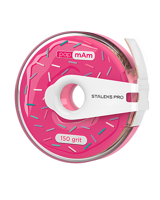 Пластикова котушка №6 БІЛА papmAm Bobbinail Staleks Pro EXPERT 150 грит (6м)