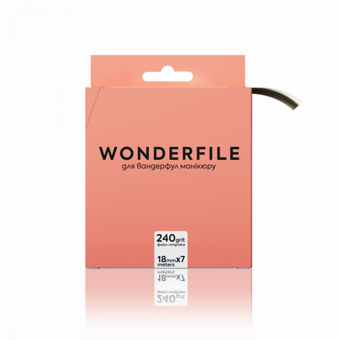Wonderfile файл-стрічка для пилки 160х18 мм -240 грит (7 метрів)